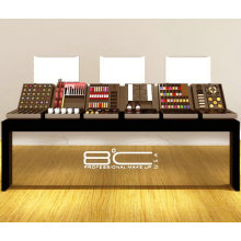Cosmetic Shop Furniture Display Modern Counter with Acrylic Light Box